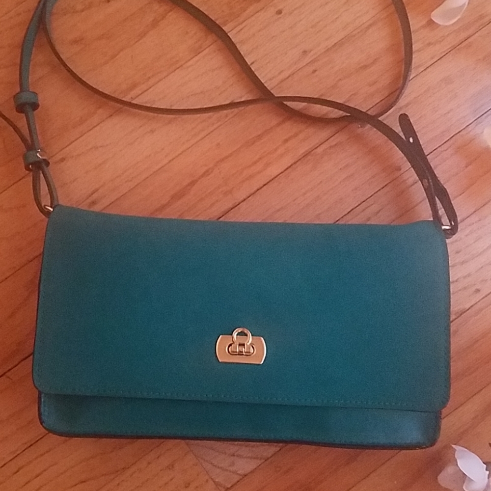 A New Day Crossbody Bag Teal Green - Picture 2 of 7